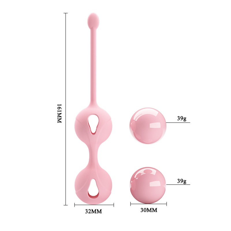 Вагинальные шарики Pretty Love Kegel Tighten Up I Light Pink Вагинальные шарики Pretty Love Kegel Tighten Up I Light Pink