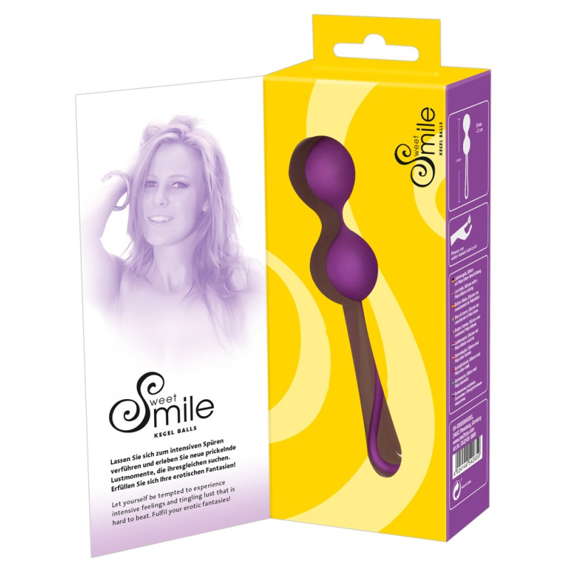 Вагинальные шарики Sweet Smile Kegel Balls Фиолетовые