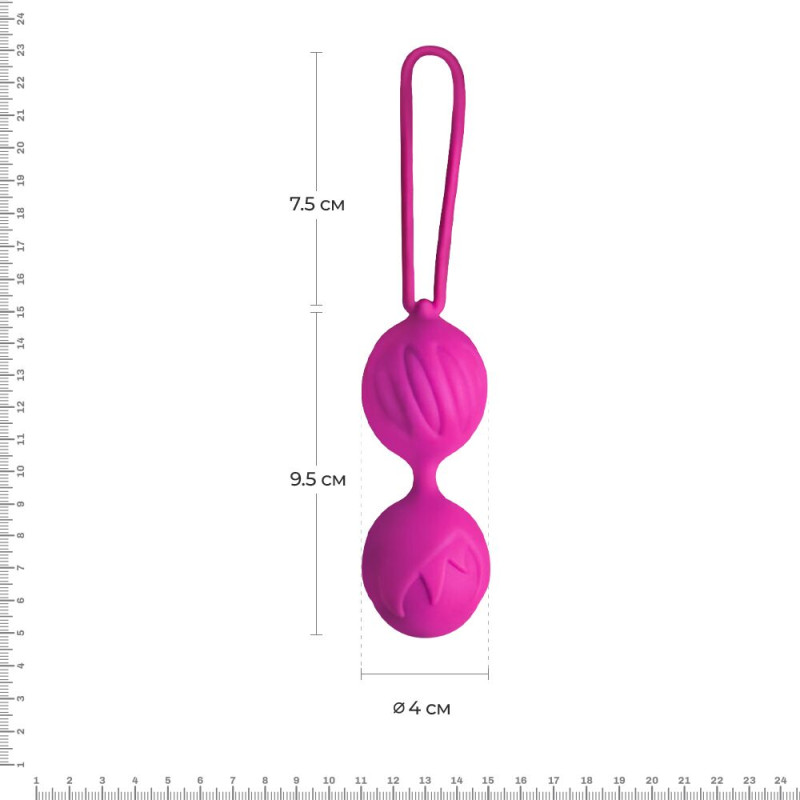 Вагінальні кульки Adrien Lastic Geisha Lastic Balls (L) Фуксія Вагінальні кульки Adrien Lastic Geisha Lastic Balls (L) Фуксія