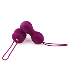 Вагинальные шарики Nomi Tang IntiMate Вес: 53гр и 106гр Фиолетовые