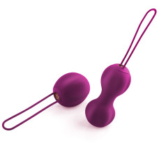 Вагинальные шарики Nomi Tang IntiMate Вес: 53гр и 106гр Фиолетовые