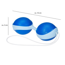 Вагинальные шарики Amor Gym Balls синий/голубой 20025