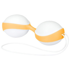 Вагинальные шарики Amor Gym Balls белый/желтый
