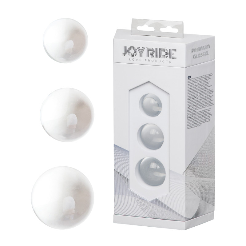 Вагинальные шарики StRubber JOYRIDE Premium GlassiX 19 Вагинальные шарики StRubber JOYRIDE Premium GlassiX 19