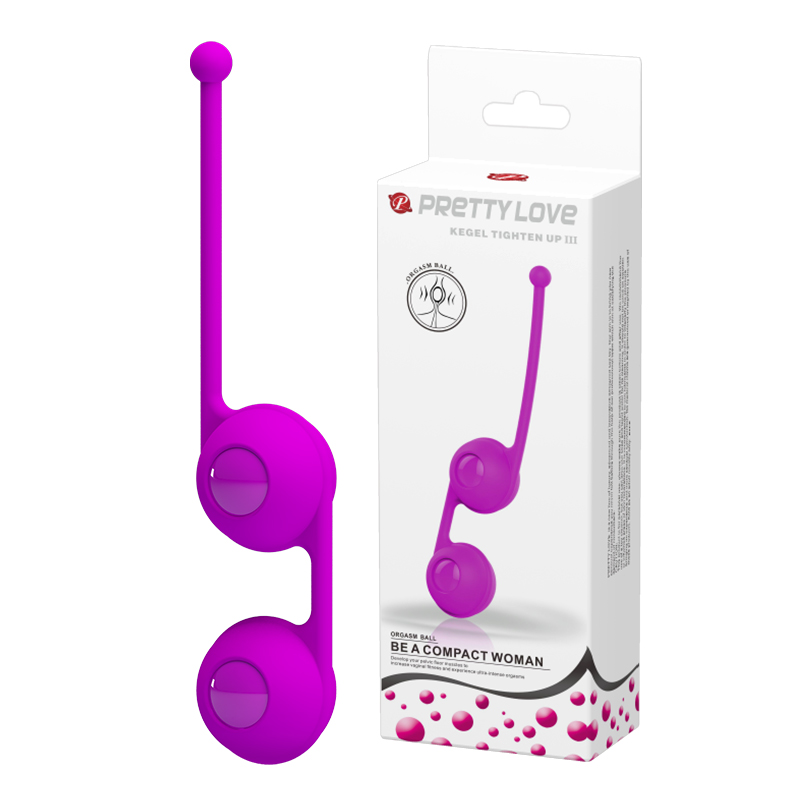 Вагинальные шарики Pretty Love Kegel Tighten Up Balls Фиолетовые Вагинальные шарики Pretty Love Kegel Tighten Up Balls Фиолетовые