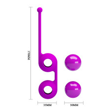 Вагинальные шарики Pretty Love Kegel Tighten Up Balls Фиолетовые