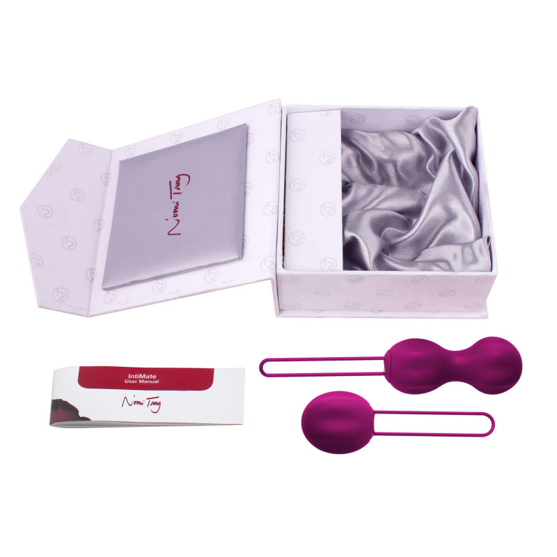 Вагинальные шарики Nomi Tang IntiMate Вес: 53гр и 106гр Фиолетовые Вагинальные шарики Nomi Tang IntiMate Вес: 53гр и 106гр Фиолетовые