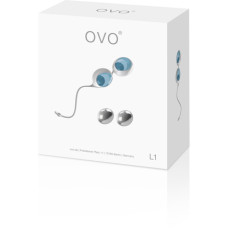 Вагінальні кульки OVO L1 Light Блакитні