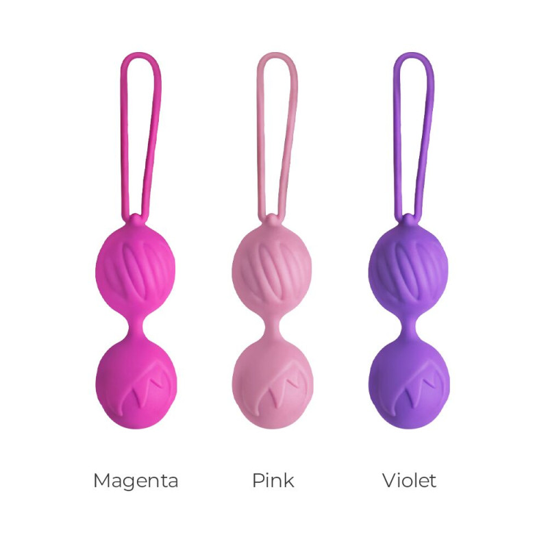 Вагинальные шарики Adrien Lastic Geisha Lastic Balls Mini (S) Фиолетовые Вагинальные шарики Adrien Lastic Geisha Lastic Balls Mini (S) Фиолетовые