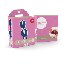 Вагинальные шарики Fun Factory Smartballs Teneo Duo Белые/Синие