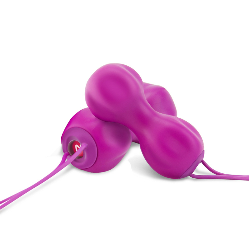 Вагинальные шарики Nomi Tang IntiMate Plus Вес: 83гр и 139гр Фиолетовые