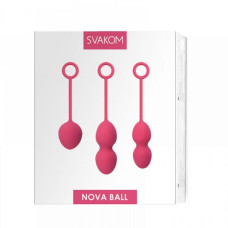 Набор вагинальных шариков Svakom Nova Ball Розовые