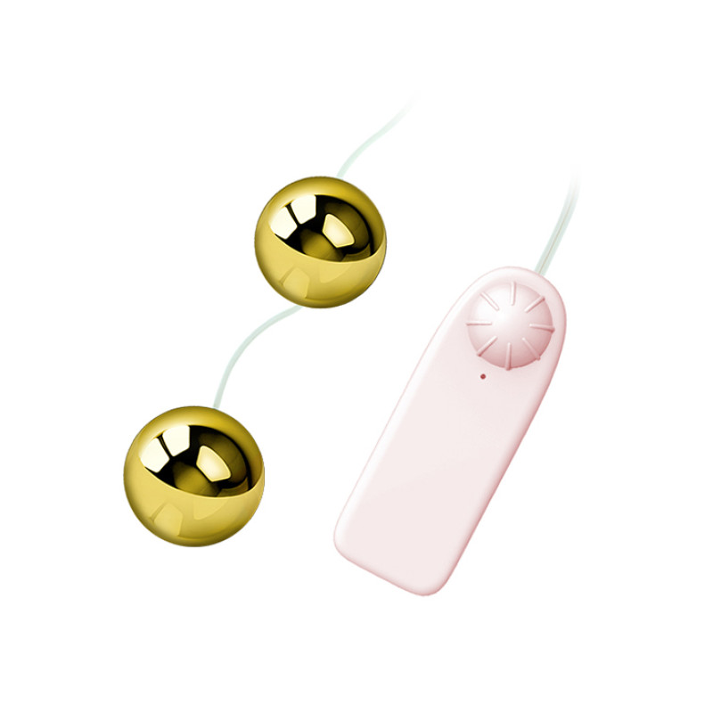 Вагінальні кульки LyBaile Golden Balls two vibrators Вагінальні кульки LyBaile Golden Balls two vibrators