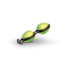 Вагинальные шарики Joydivision Joyballs secret Зеленый/Черный