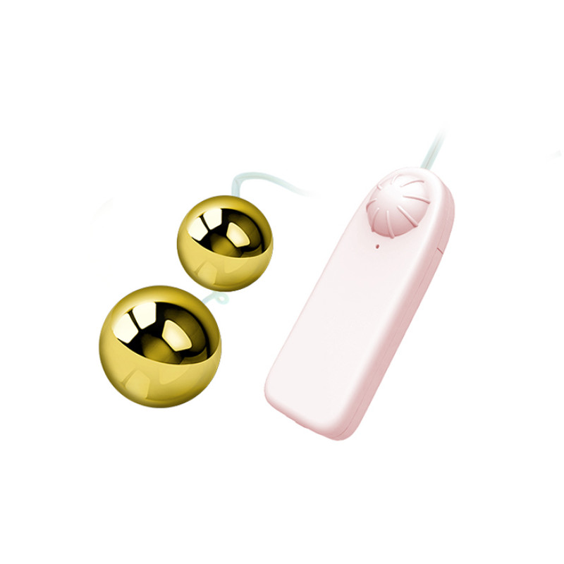 Вагінальні кульки LyBaile Golden Balls two vibrators Вагінальні кульки LyBaile Golden Balls two vibrators
