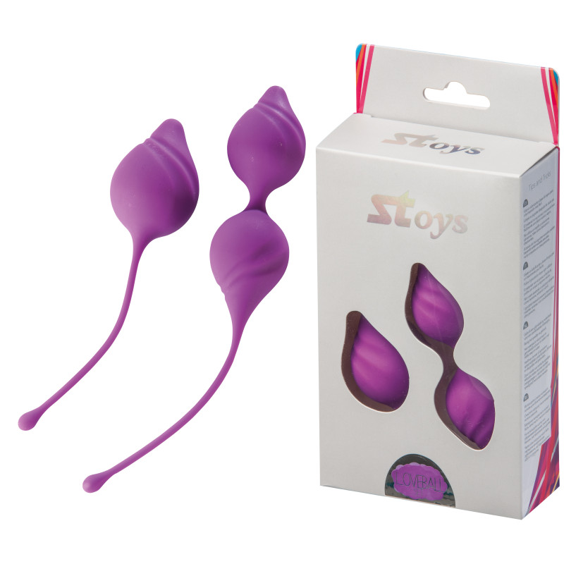 Вагинальные шарики StRubber SToys Love Ball Set Фиолетовые Вагинальные шарики StRubber SToys Love Ball Set Фиолетовые