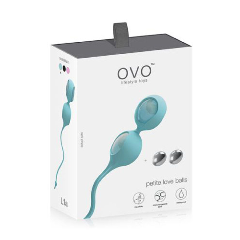 Вагинальные шарики OVO L1A Голубые Вагинальные шарики OVO L1A Голубые