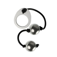 Вагинальные шары Rocks Off Love Balls Серебристый