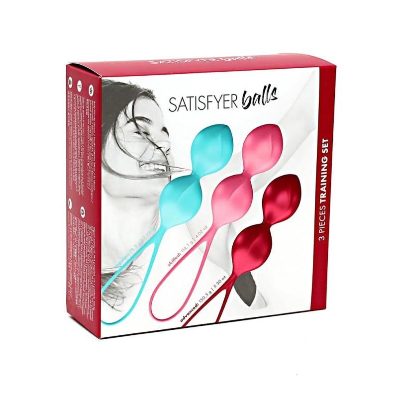 Вагинальные шарики Satisfyer balls C03 double 3 шт Вагинальные шарики Satisfyer balls C03 double 3 шт