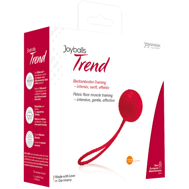 Вагинальный шарик Joydivision Joyballs single Красный Вагинальный шарик Joydivision Joyballs single Красный