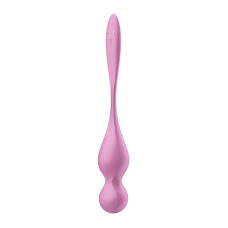 Вагинальные смарт-шарики с вибрацией Satisfyer Love Birds 1 Connect App Pink, 78 г