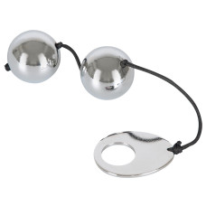 Вагинальные шарики Bad Kitty Heavy Metal Balls Серебристые