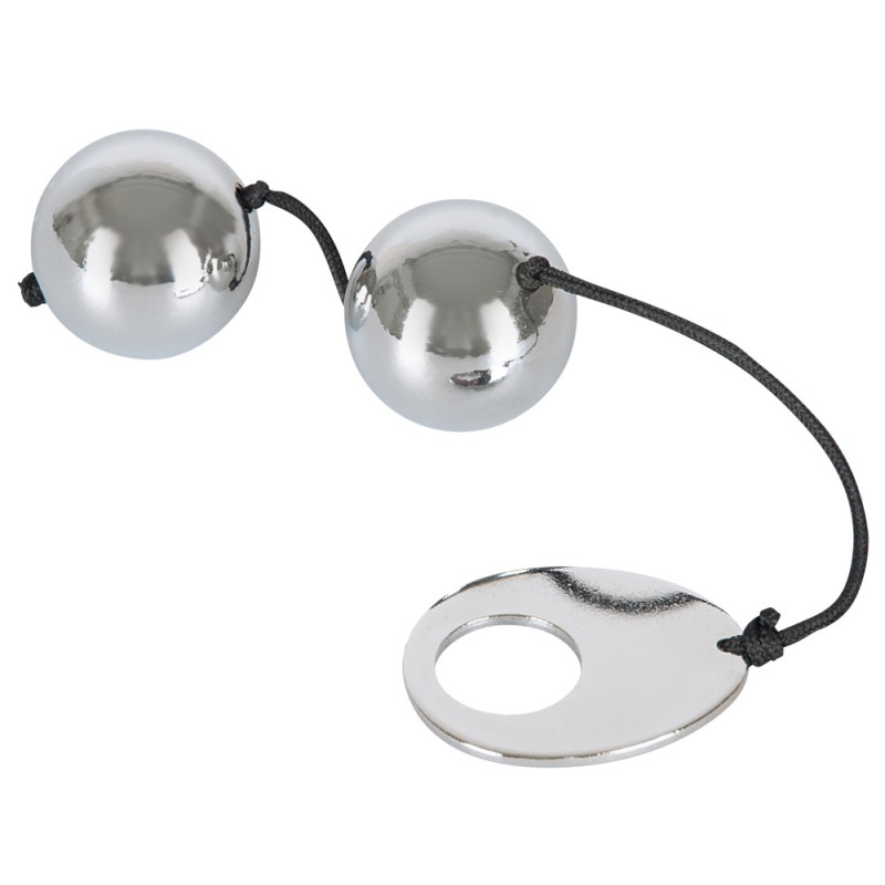 Вагинальные шарики Bad Kitty Heavy Metal Balls Серебристые Вагинальные шарики Bad Kitty Heavy Metal Balls Серебристые