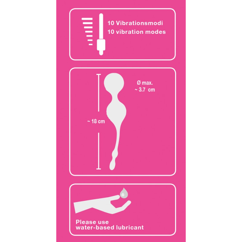 Вагинальные шарики Sweet Smile Vibrating Love Balls