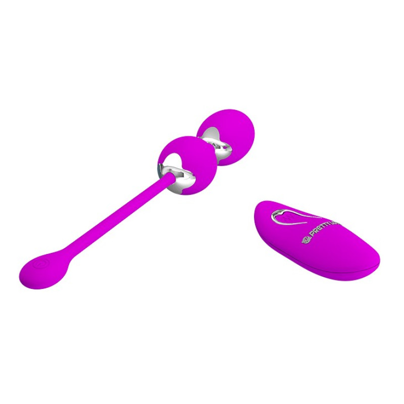 Вагінальні кульки з вібрацією Pretty Love Willie Фіолетові Вагінальні кульки з вібрацією Pretty Love Willie Фіолетові