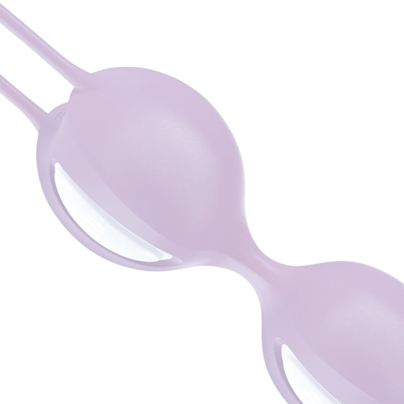 Вагинальные шарики Fun Factory SMARTBALLS DUO, сиренево-белые, 2 шт, диаметр 3,2 и 3,6 см Вагинальные шарики Fun Factory SMARTBALLS DUO, сиренево-белые, 2 шт, диаметр 3,2 и 3,6 см