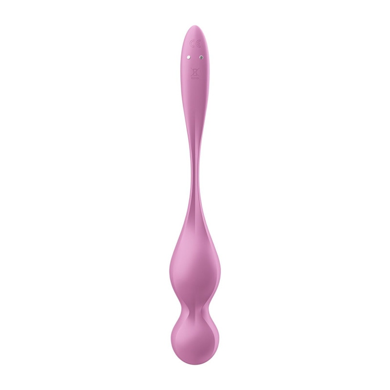 Вагинальные смарт-шарики с вибрацией Satisfyer Love Birds 1 Connect App Pink, 78 г Вагинальные смарт-шарики с вибрацией Satisfyer Love Birds 1 Connect App Pink, 78 г