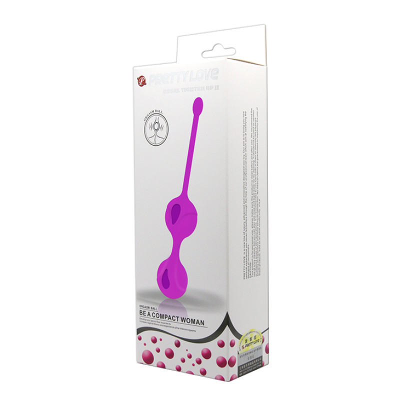 Вагинальные шарики Pretty Love Kegel Balls Розовые 3.2 см Вагинальные шарики Pretty Love Kegel Balls Розовые 3.2 см