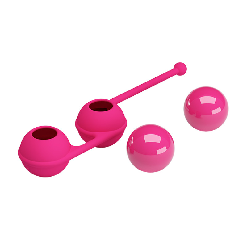 Вагинальные шарики Pretty Love Kegel Tighten Up Balls III Розовые Вагинальные шарики Pretty Love Kegel Tighten Up Balls III Розовые