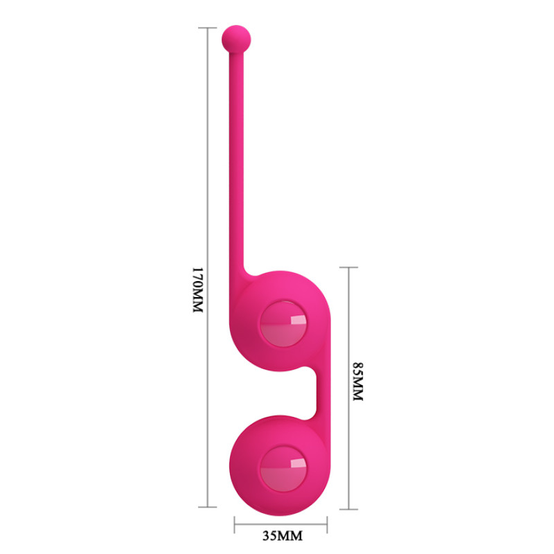 Вагинальные шарики Pretty Love Kegel Tighten Up Balls III Розовые Вагинальные шарики Pretty Love Kegel Tighten Up Balls III Розовые