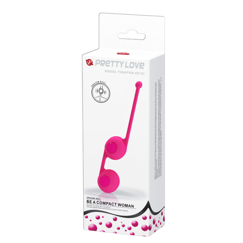 Вагинальные шарики Pretty Love Kegel Tighten Up Balls III Розовые Вагинальные шарики Pretty Love Kegel Tighten Up Balls III Розовые