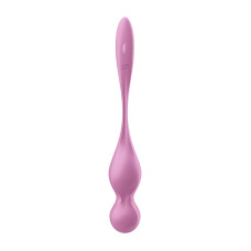 Вагинальные смарт-шарики с вибрацией Satisfyer Love Birds 1 Connect App Pink, 78 г