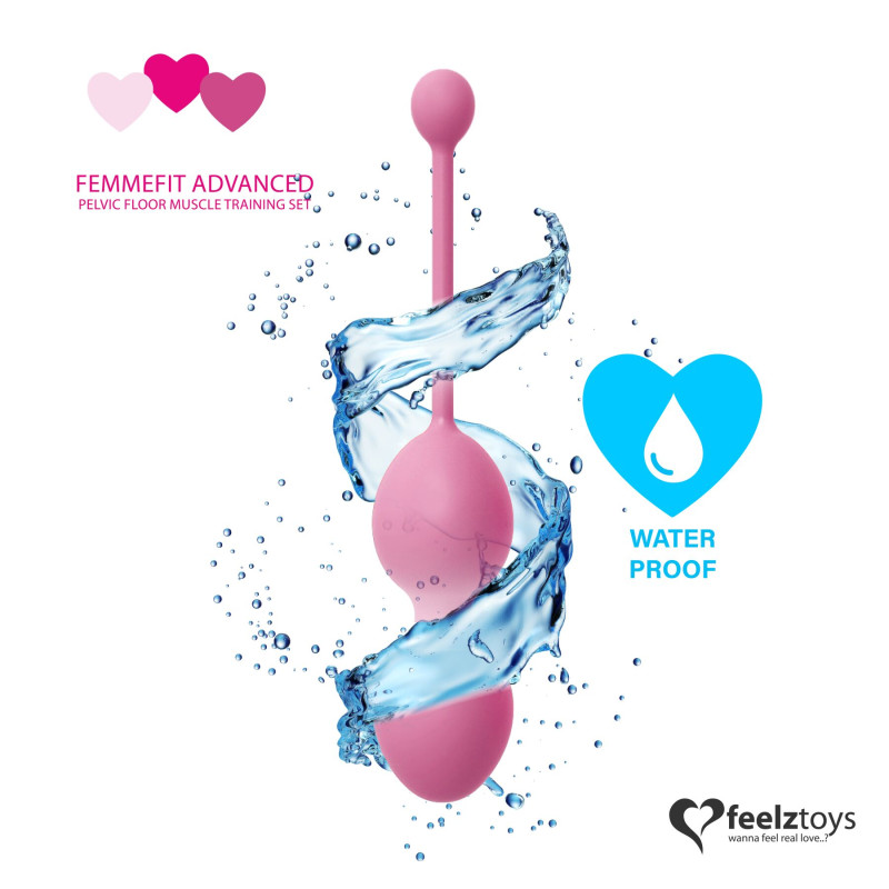 Набор вагинальных шариков для продвинутых FeelzToys - FemmeFit Advanced Pelvic Muscle Training Set Набор вагинальных шариков для продвинутых FeelzToys - FemmeFit Advanced Pelvic Muscle Training Set