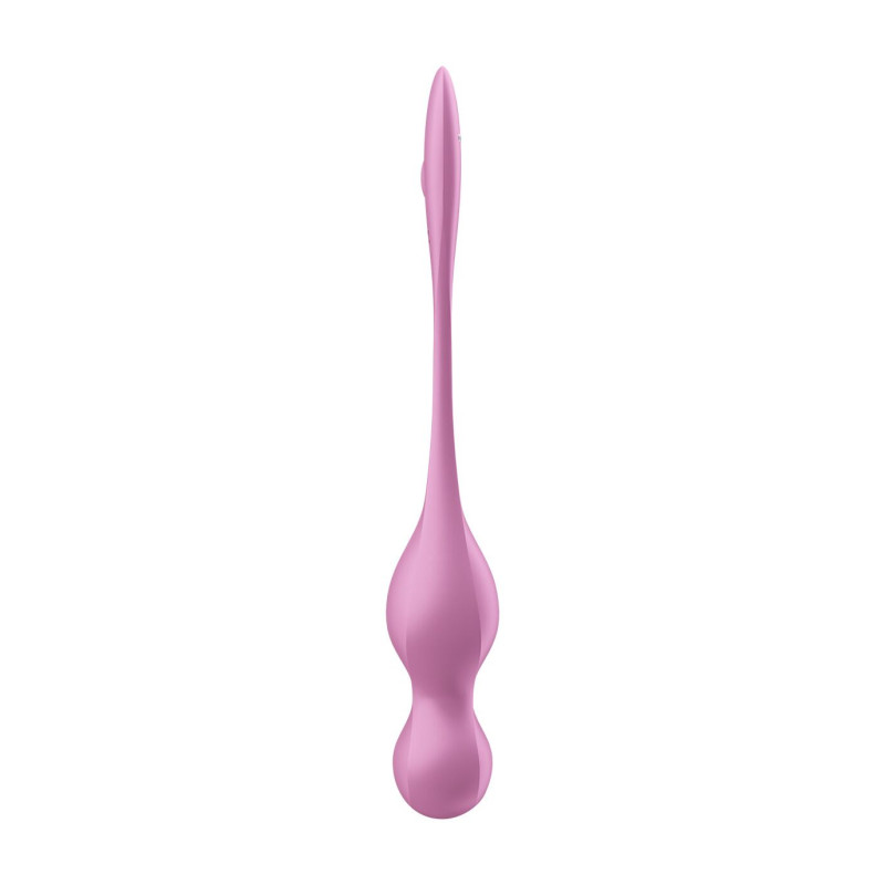 Вагинальные смарт-шарики с вибрацией Satisfyer Love Birds 1 Connect App Pink, 78 г Вагинальные смарт-шарики с вибрацией Satisfyer Love Birds 1 Connect App Pink, 78 г