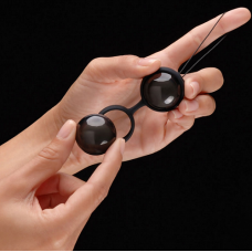 Вагинальные шарики Lelo Luna Beads 3,5 см Черные