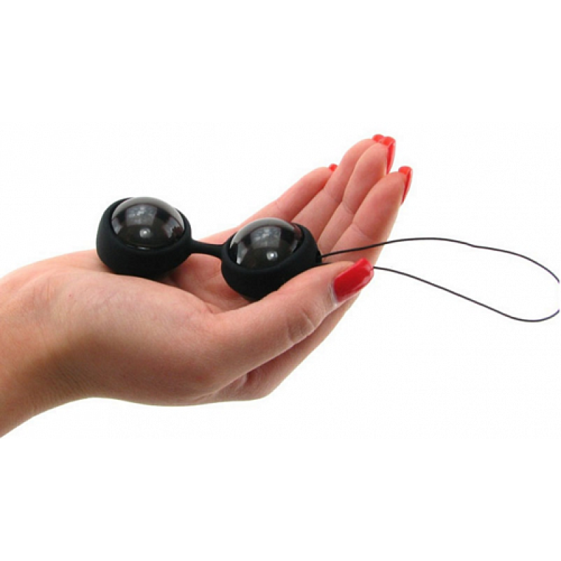 Вагінальні кульки Lelo Luna Beads 3,5 см Чорні Вагінальні кульки Lelo Luna Beads 3,5 см Чорні