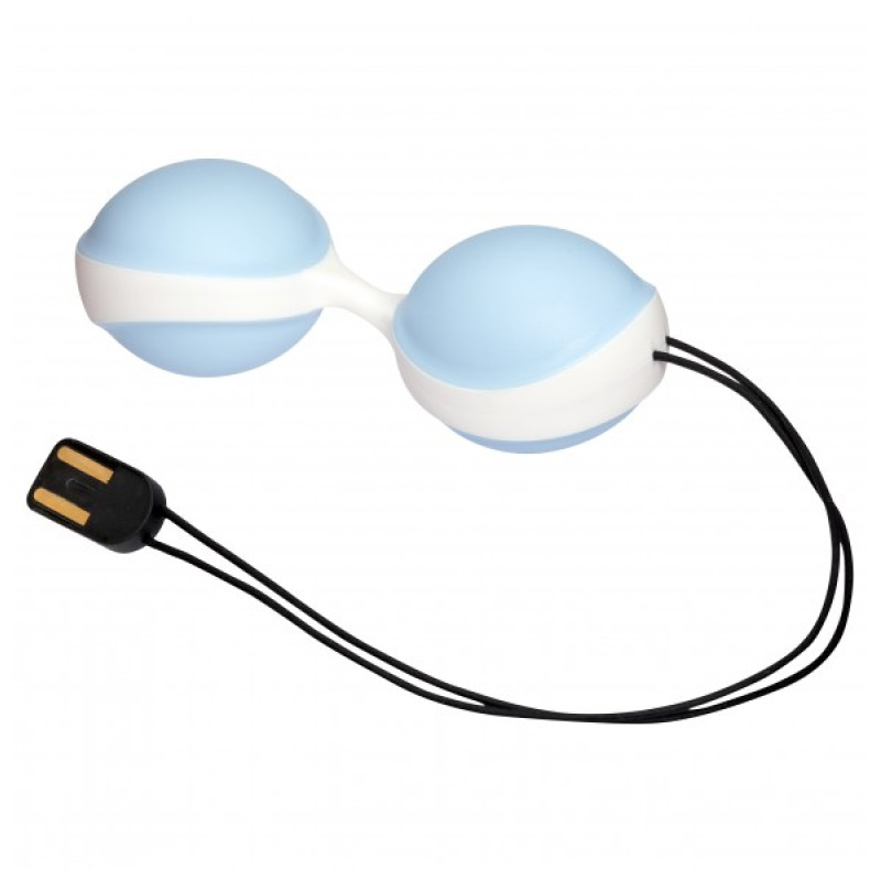 Вагинальные шарики Amor Vibratissimo Duoball Charger голубой/белый Вагинальные шарики Amor Vibratissimo Duoball Charger голубой/белый