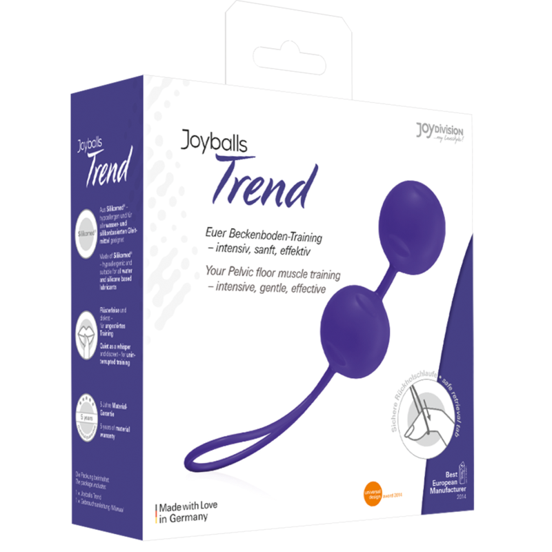 Вагинальные шарики Joydivision Joyballs Фиолетовые