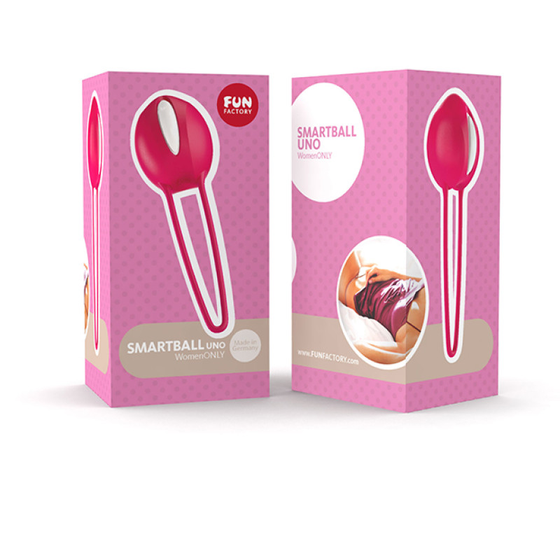 Вагинальный шарик Fun Factory Smartball Teneo Uno Красный/Белый Вагинальный шарик Fun Factory Smartball Teneo Uno Красный/Белый