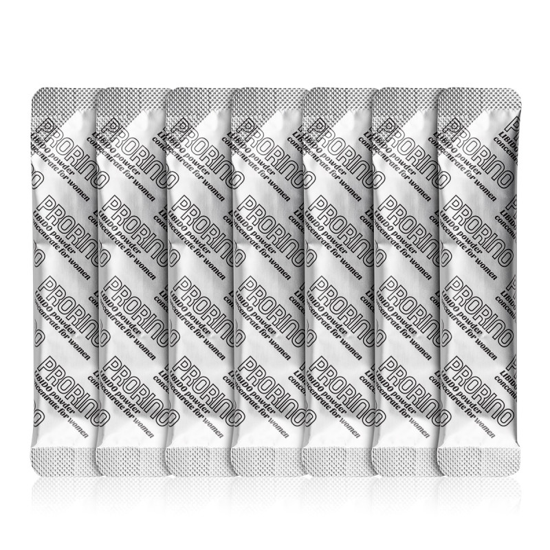 Пищевая добавка для женщин Hot Ero PRORINO black line libido powder concentrate 7 шт по 5 гр