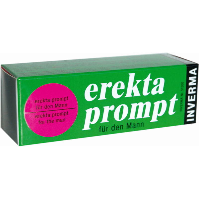 Стимулирующий мужской крем Inverma Erekta Prompt 13 мл Стимулирующий мужской крем Inverma Erekta Prompt 13 мл