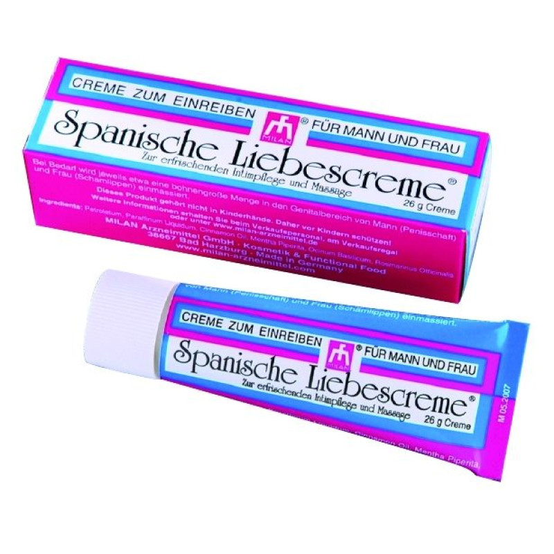 Возбуждающий крем Milan Spanische Liebescreme Возбуждающий крем Milan Spanische Liebescreme