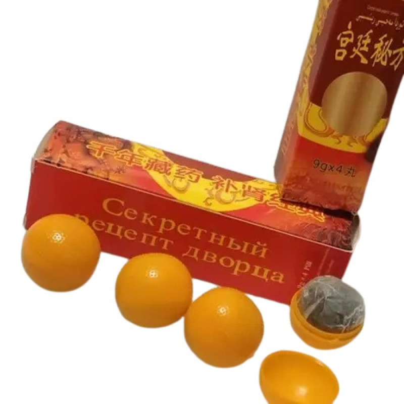 Шарики для потенции Секретный рецепт Дворца 4 шт Шарики для потенции Секретный рецепт Дворца 4 шт