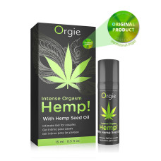 Усилитель оргазма Orgie Intense Orgasm Hemp! с маслом каннабиса 15 мл