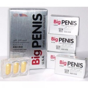 Таблетки для потенции Big Penis 3 шт