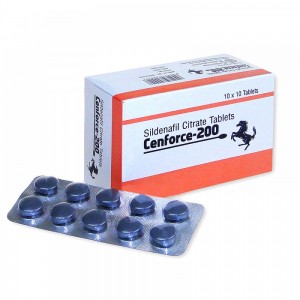 Збудливі пігулки для чоловіків CENFORCE 200 мг Сілденафіл 10 пігулок